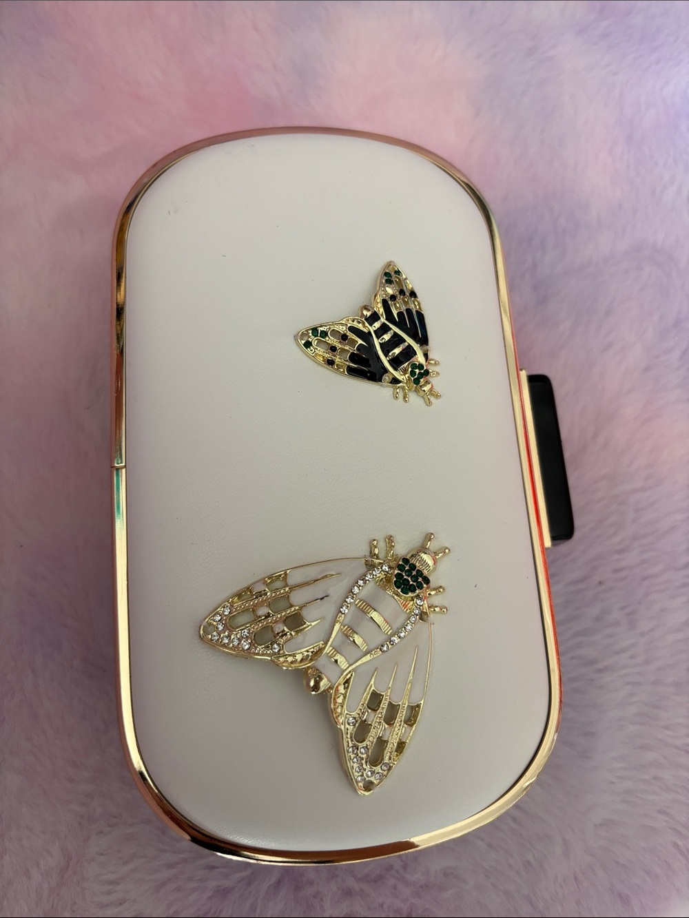 Gold & Black Bee Accent Jewelry Box - Women Jewelry